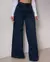 Calça Jeans Wide Leg Feminina Relaxed Cintura Baixa 29909 Black Blue - Hipermercado Compre Fácil