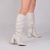 Bota Franzida Feminina - Branco