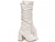 Bota Franzida Feminina - Branco - Hipermercado Compre Fácil