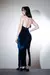 Vestido Longo Velvet Coldest Night Azul Veludo Cristal - Hipermercado Compre Fácil