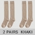 Meias Altas de Algodão: Conforto e Estilo nas Alturas! - 2 Pares - MyOhanaStore