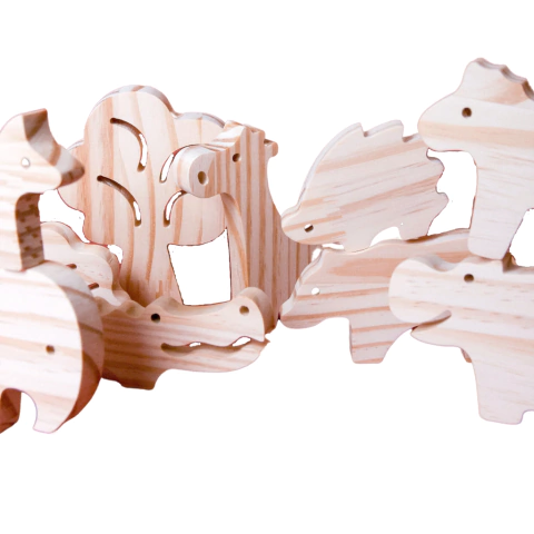 kit animais da SELVA - Pachu