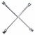 Chave de Roda Cruz Waft 4 Bocas (17mm, 19mm, 21mm, 23mm) - Brasfort - comprar online