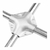 Chave de Roda Cruz 4 Bocas com Adaptador - Kingtony - comprar online