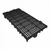 Piso Plástico Modular Preto 25x50x2,6 - Presto - comprar online