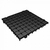 Piso Plástico Modular Presto Preto 50x50x2,6