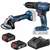 Parafusadeira Bateria Bosch 18V Gsb185Li + Gws180-Li (Combo)