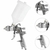 Pistola Pintura Steula Gravid. Hvlp 600Ml 1,7Mm
