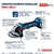 Esmerilhadeira Bosch Sem Bateria Gws180-li 18v 5" na internet