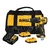 Furadeira Parafusadeira Impacto 20v Dcd709d2 + 02 Baterias Dewalt