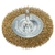Escova Circular Aco Latonado Lisa C/ Haste Bosch 75mm