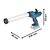 Pistola P/ Aplicar Silicone Bosch Gcg 18v600 18v S/ Bat na internet