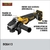 Imagem do Esmerilhadeira Dewalt Bateria Dcg413p2-br 20v 5" + 02 Baterias