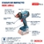 Imagem do Chave De Impacto Bosch 18v Gdx 180-li + 02 Baterias + Maleta