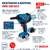 Rebitadeira Bateria 18 v Brushless Bosch Grg 18v-16c S/ Bat 220V - loja online