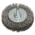 Escova Circular Aco Inox Lisa C/ Haste Bosch 70mm