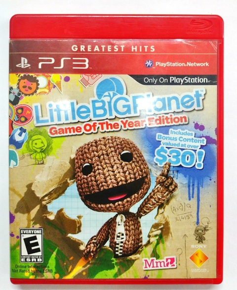Jogo Little Big Planet - Game of the Year (Greatest Hits) - PS3