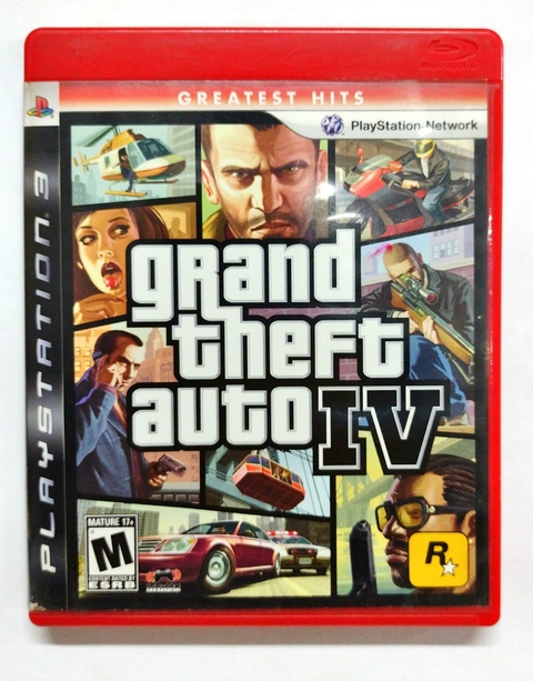 Jogo Grand Theft Auto IV - GTA 4 (Greatest Hits) - PS3