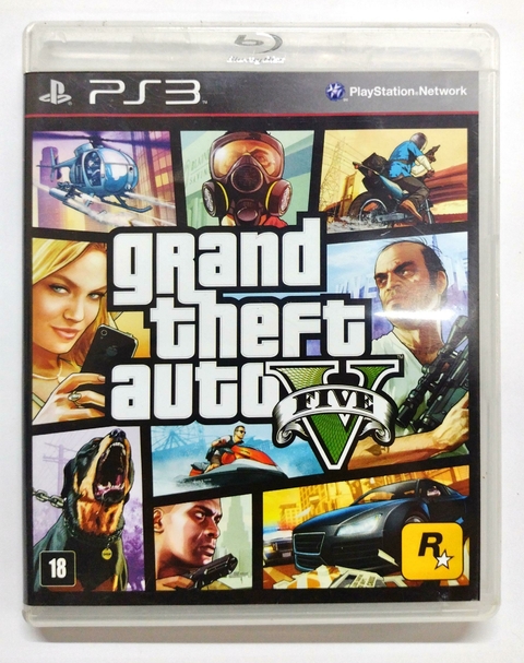 Jogo Grand Theft Auto V (GTA 5) - PS3