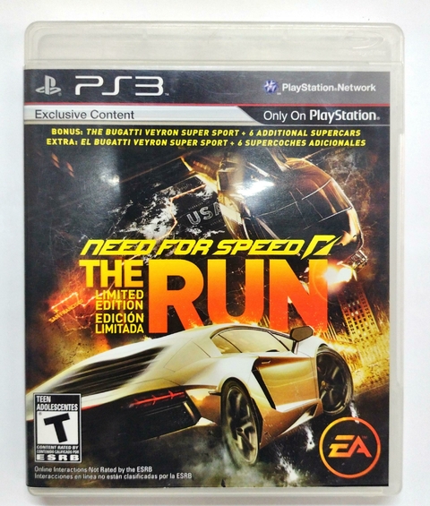 Jogo Need for Speed: The Run - PS3
