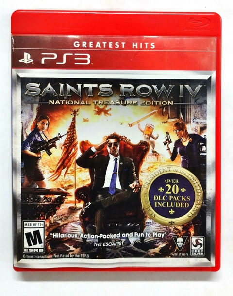 Jogo Saints Row IV - National Treasure Edition (Greatest Hits) - PS3