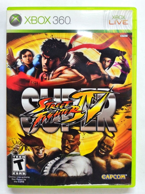 Jogo Super Street Fighter IV - Xbox 360
