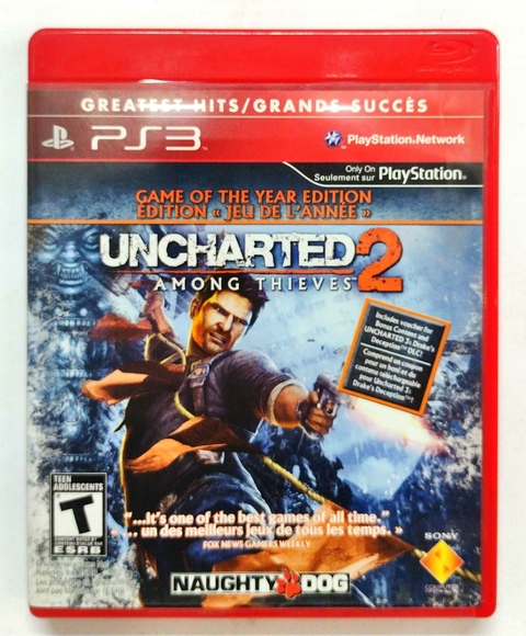 Jogo Uncharted 2: Among Thieves GOTY (Greatest Hits) - PS3