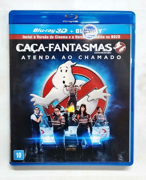 Caça-Fantasmas: Atenda ao Chamado - Blu-Ray + Blu-Ray 3D (Locadora) - comprar online