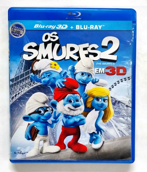 Os Smurfs 2 - Blu-Ray + Blu-Ray 3D (Locadora) - comprar online