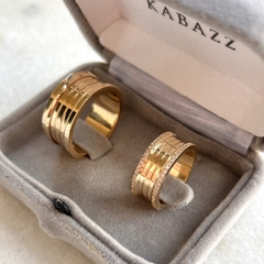 Aliança Ouro Bvlgari
