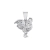 Pingente Granja Aves galo inteiro - comprar online