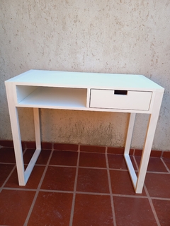 Escritorio Nórdico full White con cajon