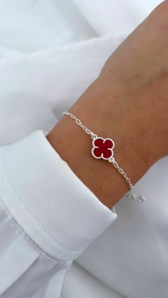 Pulseira Trevo Vermelho - comprar online