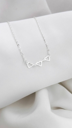 Pulseira com Corações