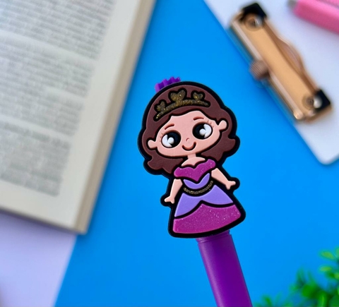 CANETA ESFEROGRÁFICA PRINCESA SOFIA - INCLIP