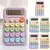 Calculadora de Mesa Linha Colors Botões Grandes - Cosy
