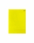 Caderno pequeno 1/4 Lift Color com capa dura na cor amarela, da marca Credeal.
