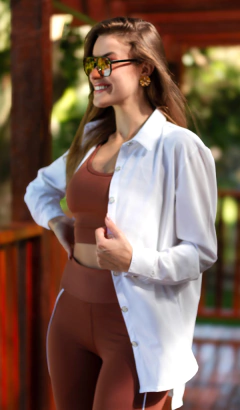 Camisa Horizonte Branca - comprar online