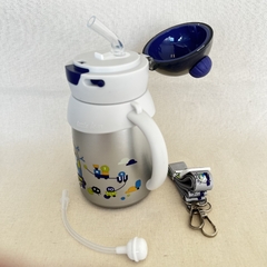 BOTELLA TÉRMICA PERRITOS AZUL - comprar online