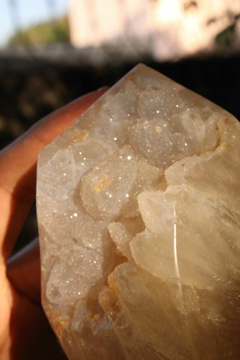 Ponta de Ágata - 440 gr (XXL036PDV)