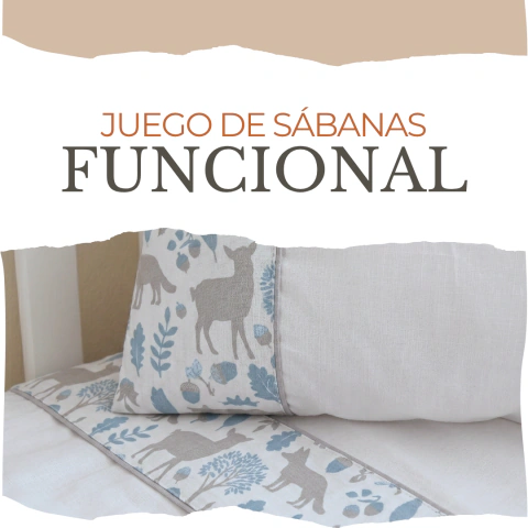 Sábanas Funcional - Bosque Aqua