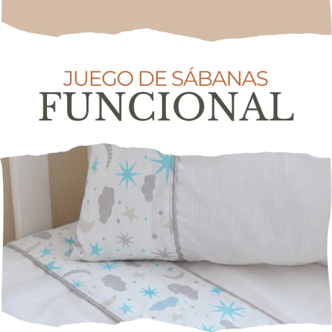 Sábanas Funcional - Lunas Aqua