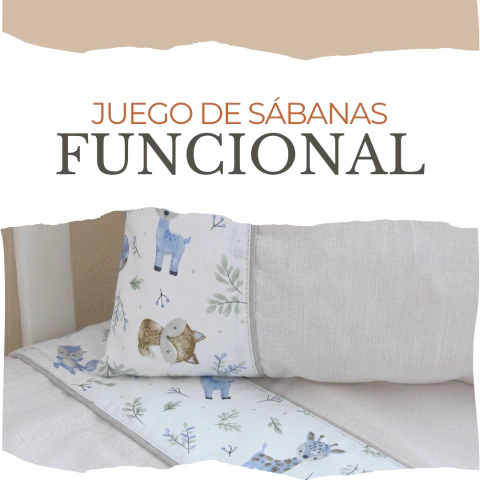 Sábanas Funcional - Flory Celeste