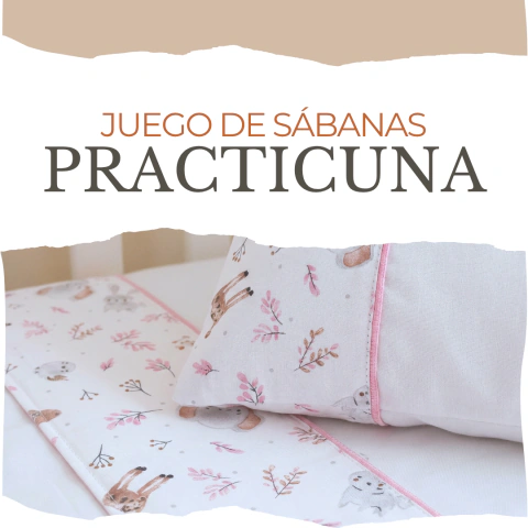 Sábanas Practicuna - Flory Rosa