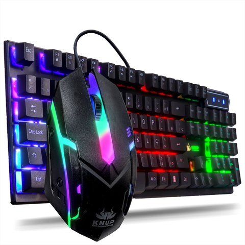 Kit Teclado e Mouse Gamer RGB Retroiluminado - UltraKnup