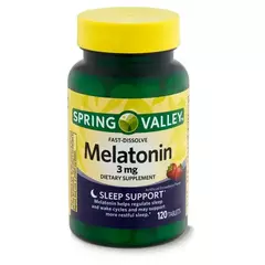 Melatonina 3mg - sabor Morango - Spring Valley
