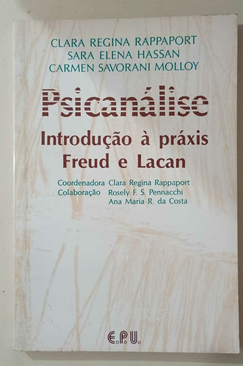 Livro Psicanálise introdução à práxis Freud e Lacan