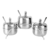 Especiero Condimentero Set X3 Base Color Plateado - comprar online