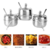 Especiero Condimentero Set X3 Base Color Plateado - tienda online
