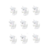 Espejo Autoadhesivo Personalizable Decorativo Set x4